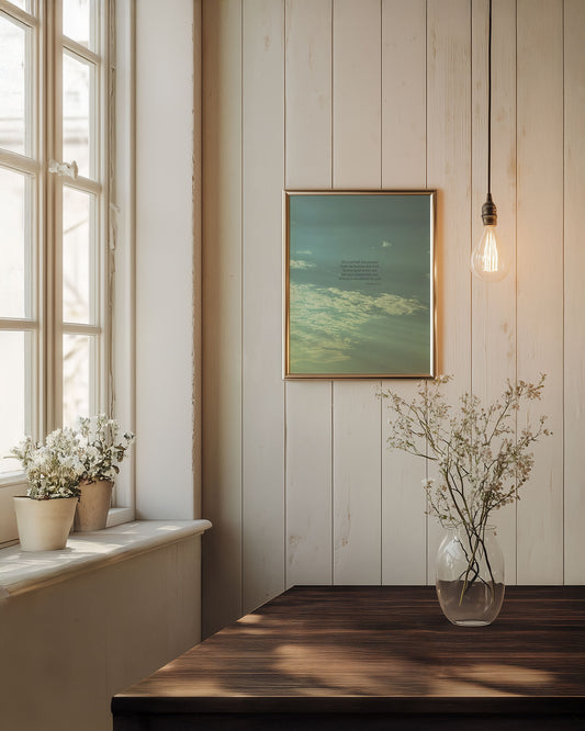 Nothing Is Too Difficult (Jeremiah 32:17) Scripture Print