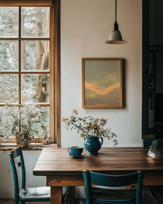 As High as the Heavens (Psalm 103:11-12) Scripture Print