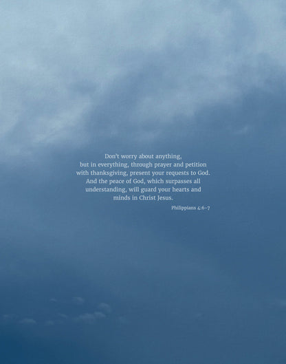 Don’t Worry (Philippians 4:6-7)