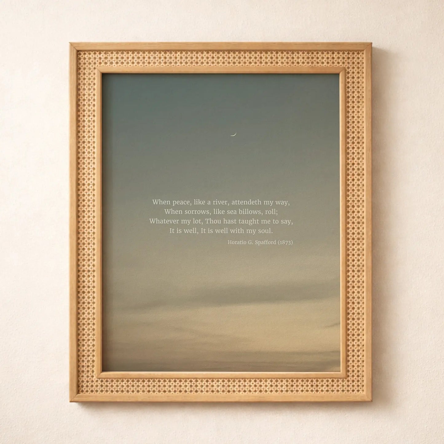 It Is Well - Heaven & Nature Co. Hymn Print - Lifestyle