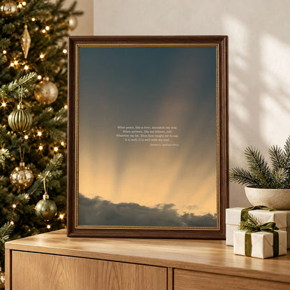 Joy To The World Lifestyle C Square - Heaven & Nature Co. Hymn Print - Lifestyle