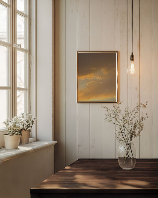 New Heavens and a New Earth (Isaiah 65:17) Scripture Print