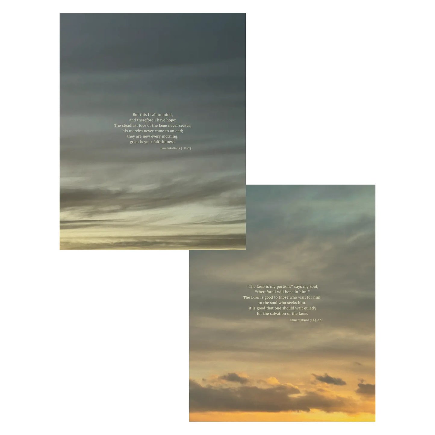 Heaven-And-Nature-Co-Lamentations3.21-23_3.24-26 ESV - Heaven & Nature Co. Scripture Print - Standard 11x14