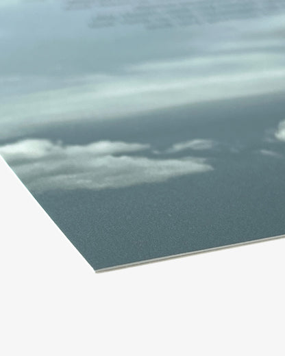 Heaven & Nature Co. Psalm 73:24-26 ESV scripture art from nature print detail shot